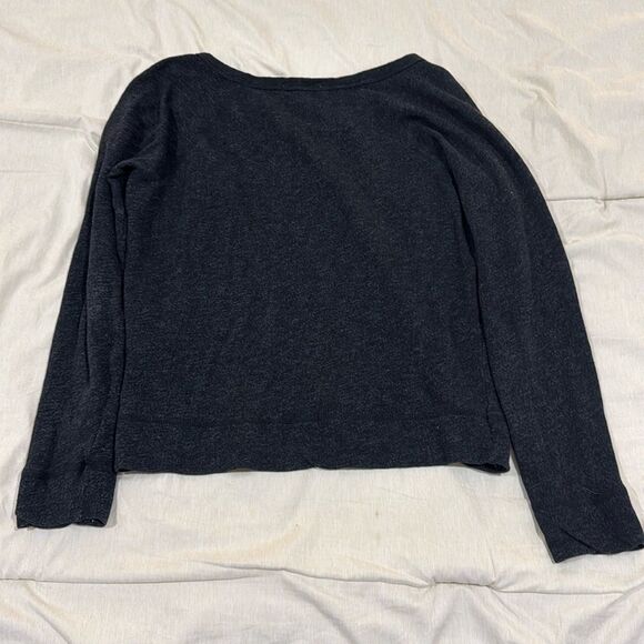James Perse Scoop Neck Knit Sweater • Gray • Size 1 (S) - Picture 3 of 3